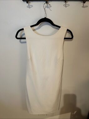Lulu's Cream Mini Sheath Dress
